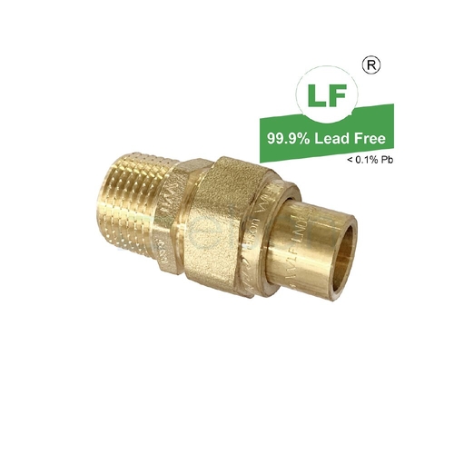 Union Brass Capillary Connector Straight Male No. 69