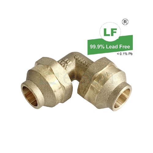 Elbow Flared Compression C C, Brass