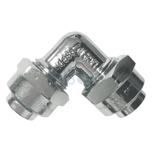 Elbow Flared Compression C C, Chrome Plated