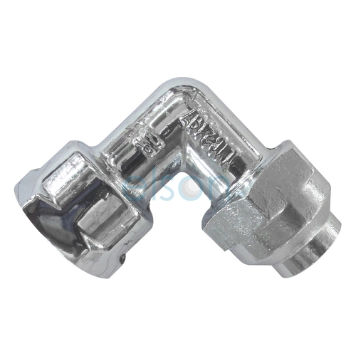 Elbow Flared Compression C F, Chrome Plated