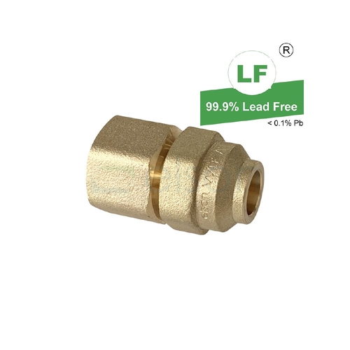 Union Flared Compression C F, Brass