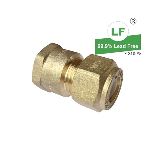 Union Nylon Olive Compression C F, Brass