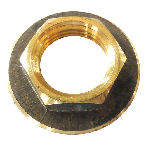 Back Nut Screwed Brass Flanged