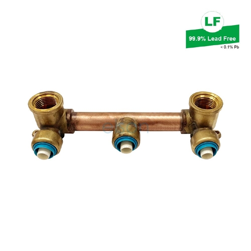 Shower Assembly Right Angled Barbs Up (Top Entry)