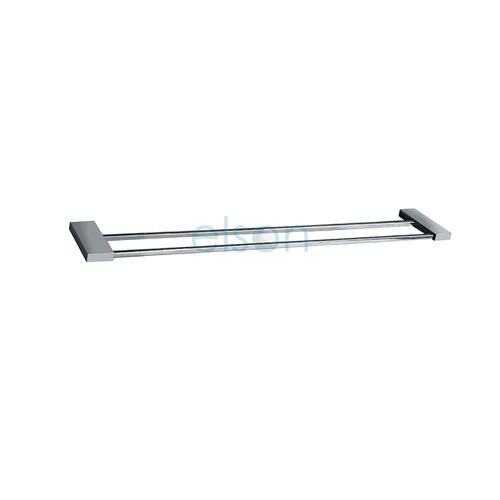 Décor DOUBLE TOWEL RAIL CHROME