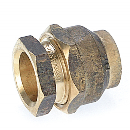 20mm FL X 15mm FL Reducing Flared Union (3/4" FL X 1/2" FL)