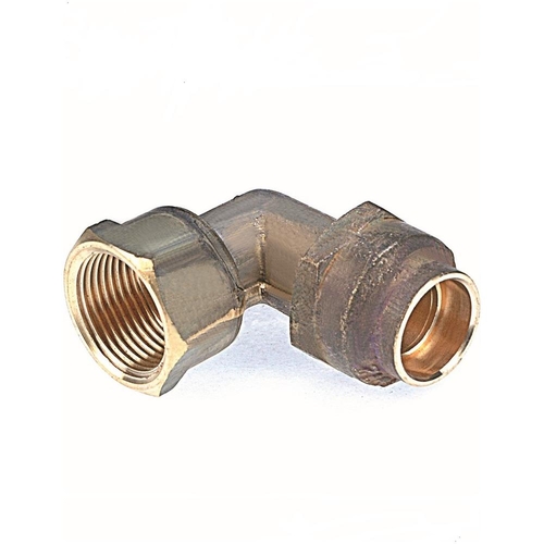 15mm FL X 20mm FI Reducing Female Flared Elbow (1/2" FL X 3/4" FI)