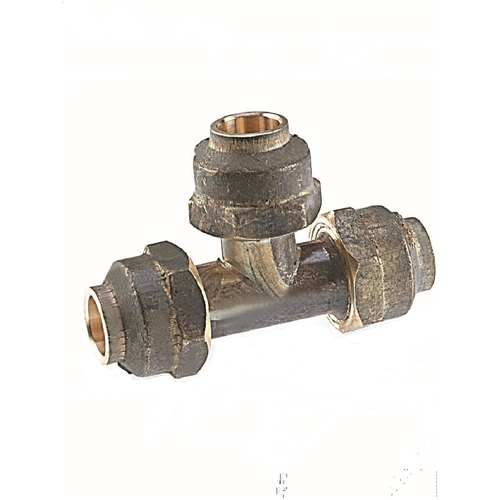 20mm FL X 15mm FL X 15mm FL #27 Flared Tee (3/4" FL X 1/2" FL X 1/2" FL)