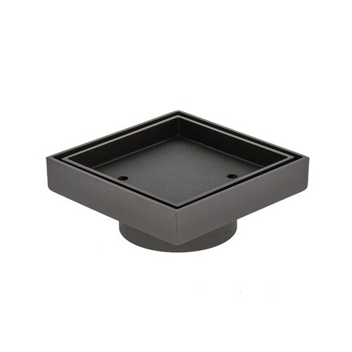 80mm Deluxe Tile Insert Grate Gun Metal
