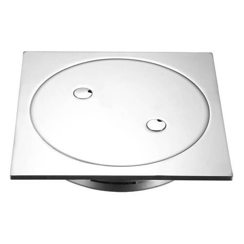 100mm Clear Out Square Chrome Plated 