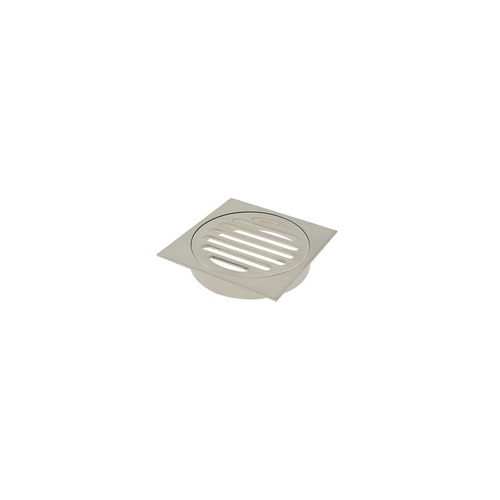 80mm Floor Grate Square Gun Metal 