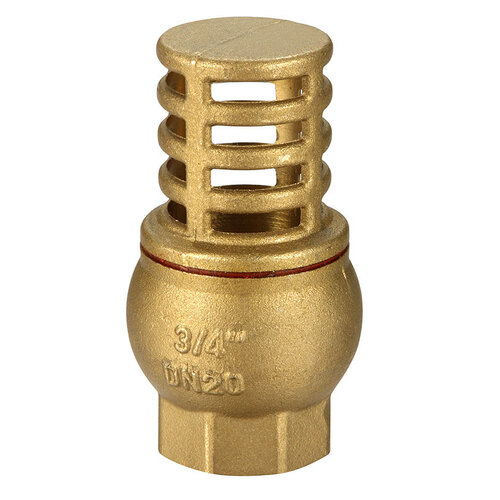 20mm Foot Valve Brass 