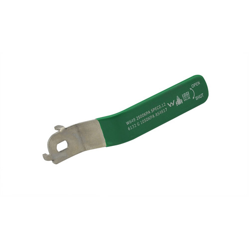 Lever Handle Green Suit DN15/DN20 Dual Approved