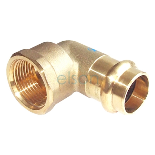 No.14 Female Elbow DR BRASS DN20 x Rp 3/4"