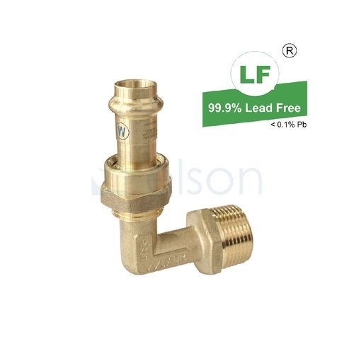 UNION-FIT WATER HEATER ELBOW R3/4 MI x 15mm PRESS CONE SEAL