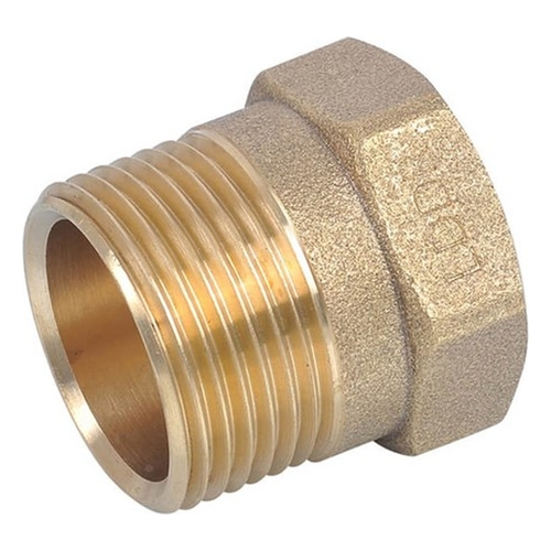 Gas Meter Coupling Reducing Brass 20FI X 25MI LF