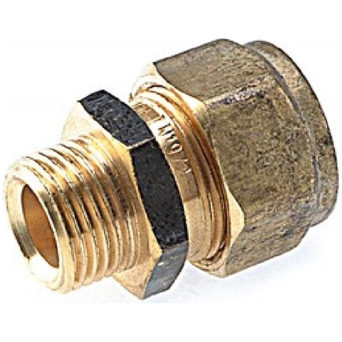 LF 15mm C x 15mm MI MALE NYL COMPRESSION UNION (1/2" C x 1/2" MI) C/P