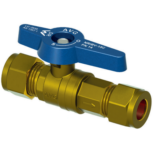 15mm C X C Non Return Isolation Ball Valve