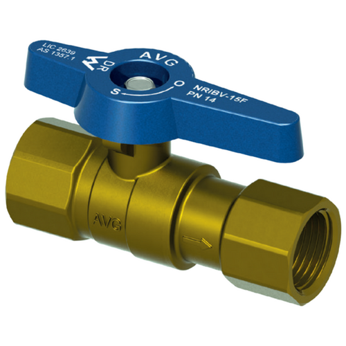 15mm F X F Non Return Isolation Ball Valve