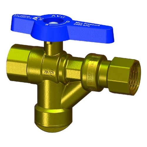 15mm(1/2) Non-Return Isolating Valves F X F With Filter - Lead Free