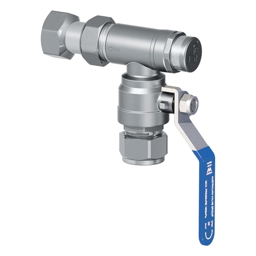 Prv 20mm R/A C/W Isolating Ball Valve - Lead Free