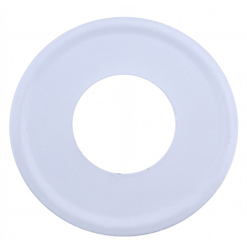 Cover Plate Flat PVC White Stainless Steel