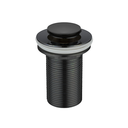 Plug And Waste Pop-Up Basin Matte Black 40mm X 75