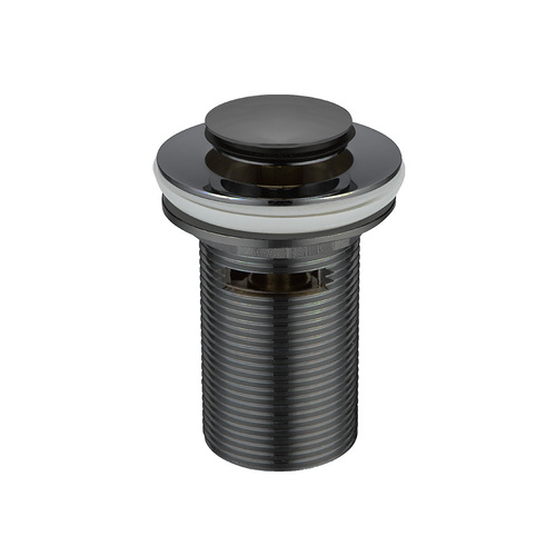 40mm Plug And Waste Pop-Up Basin With Over Flow Matte Black 