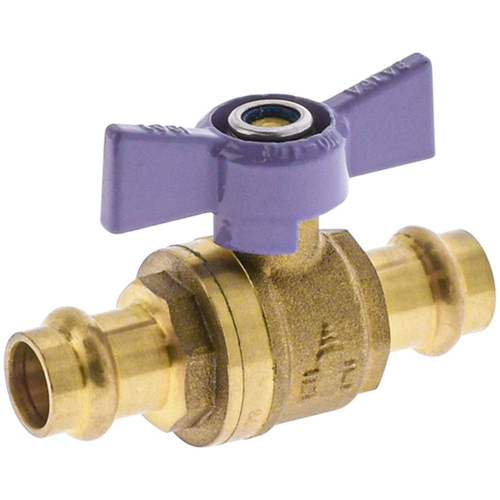 20mm X 20mm Butterfly Handle Press X Press Ball Valve Recycled Water Press