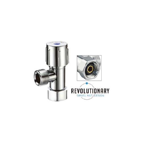 15mm Fitquik Cistern Stop With Check Valve Swivel Nut Cone