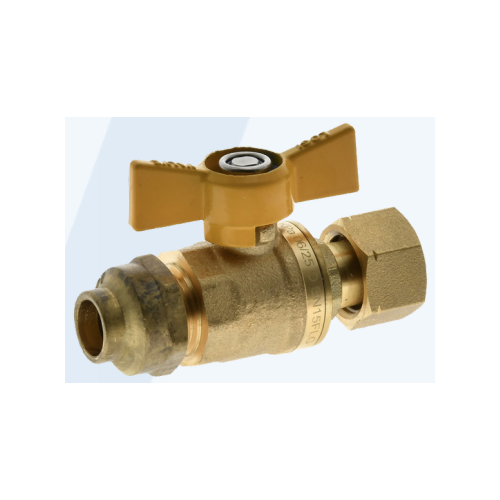 SN15FLG Swivel Nut Ball Valve Gas 15SN X 15FL
