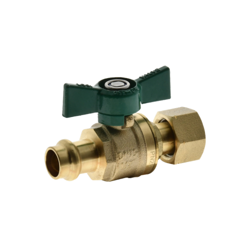 SN15PW Swivel Nut Ball Valve Water Press Fit 15SN X 15P