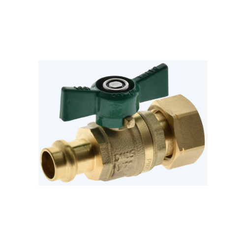 SN2015PW Swivel Nut Ball Valve Water Press Fit 20SN X 15P