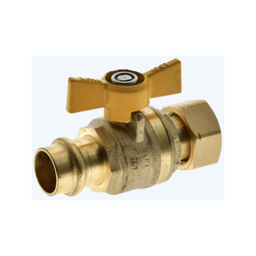 SN20PG Swivel Nut Ball Valve Press Fit Gas 20SN X 20P
