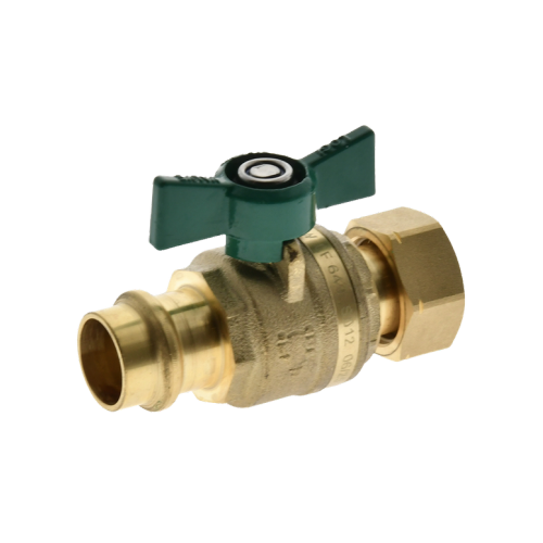 SN20PW Swivel Nut Ball Valve Water Press Fit 20SN X 20P
