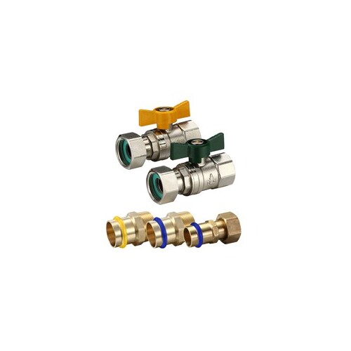 Swivel Nut Ball Valve Kit (FI End) 20 Press Fit Gas And Wate