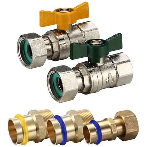 Swivel Nut Ball Valve Kit (FI End) 20 Press Fit Gas And Wate