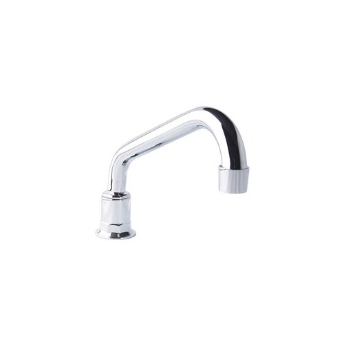 225mm Swivel Spout Hob Tube Chrome Plated 
