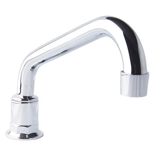 180mm Swivel Spout Hob Tube Chrome Plated 