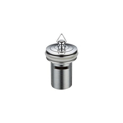 40mm X 80mm Deluxe Plug And Waste With OverFLow C/P  6012144