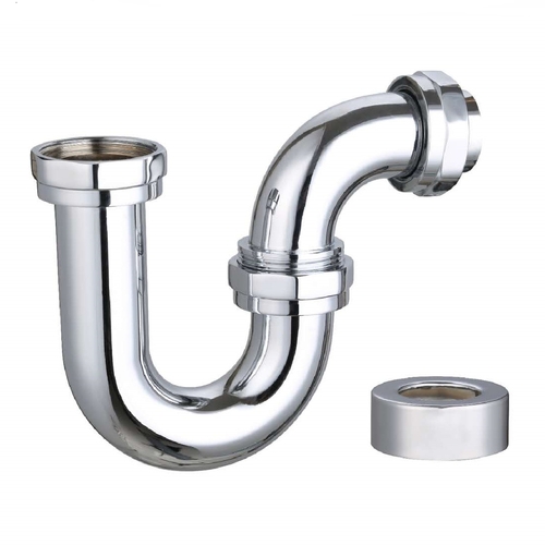 DN40 Cu P-Trap L/Nut C/P