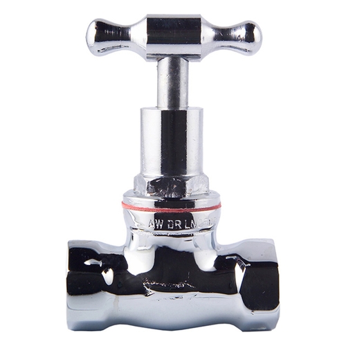 Stop Tap T Head Chrome Plated FI X FI 15MM LF