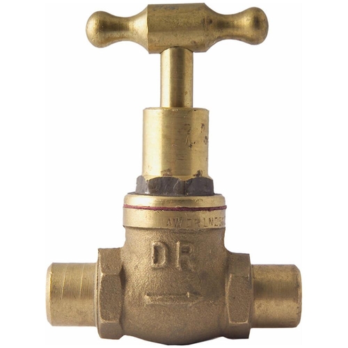15mm Capillary Stop Taps Brass