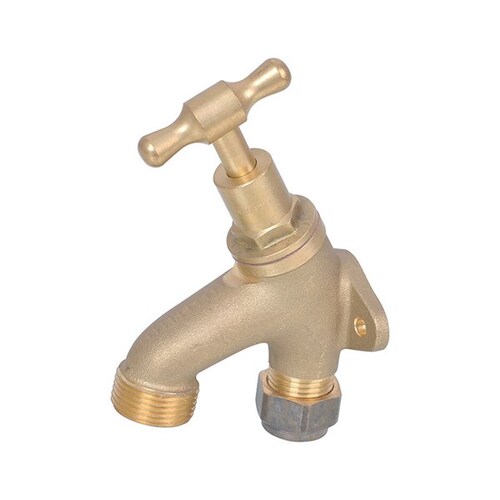 Hose Tap Back Plated With Nut And Olive 15mm