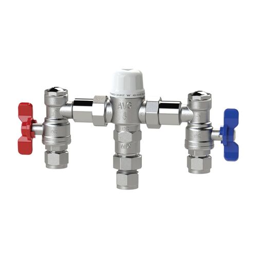 15mm Thermostatic Mixing Valve Optional 20mm Outlet AVG