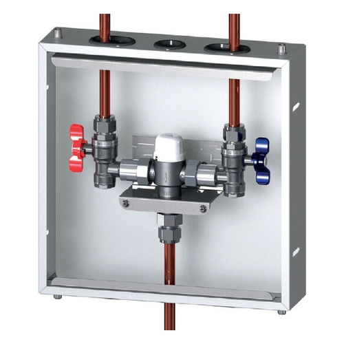 20mm Tmv Plumbed In S/S Recessed Box - Lead Free