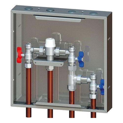 20mm Tmv C/W Bypass Plumbed In S/S Box - Lead Free