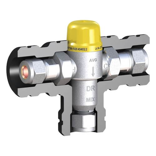 20mm Tempering Valve C/W Insulation - Lead Free