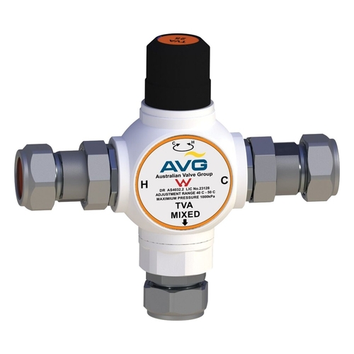 25mm Tempering Valve High Flow - Lead Free
