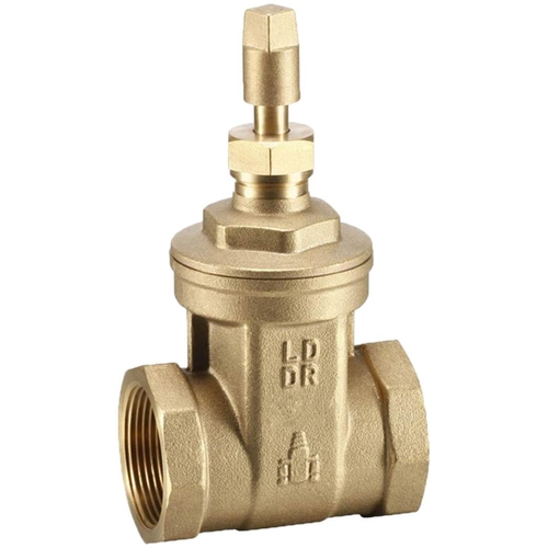 Watermarked Gate Valve With Key Cap Brass 40mm